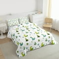 thumbnail image 3 of Homewish Cute Jungle Dino Bedding Comforter Set 2pcs for Kids Teens,Cartoon Wildlife Twin Comforter Sets Microfiber,Woodland Animal Dinosaur Breathable Bedding Set,Luxury Bedroom Decor,Reversible, 3 of 8