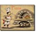 thumbnail image 3 of Pizza Maker Pizzeria, Art Mural sur Toile Tendue Prêt à Accrocher!, 3 of 9