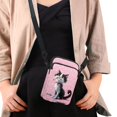 thumbnail image 4 of HELLHERO Mexican Sugar Skulls Marigolds Crossbody Bag Polyester with Zipper Closed Shoulder Bag for Travel Daily Use, 4 of 7