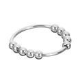 thumbnail image 1 of Chic Women Ring Depression Reduce Ring Pressure Relief Ring Bead Ring Decor, 1 of 8