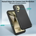 thumbnail image 5 of Asuwish Compatible with Samsung Galaxy S24 Ultra 5G Phone Case Hybrid Rugged Shockproof Hard Protective Drop Proof Full Body Heavy Duty Mobile Cell Cover for S24Ultra 24S 24u 24Ultra Women Men Black, 5 of 9
