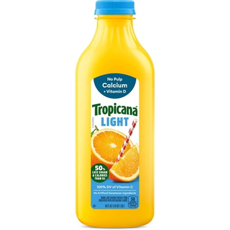 2X - Tropicana Light OJ with Calcium - 46oz