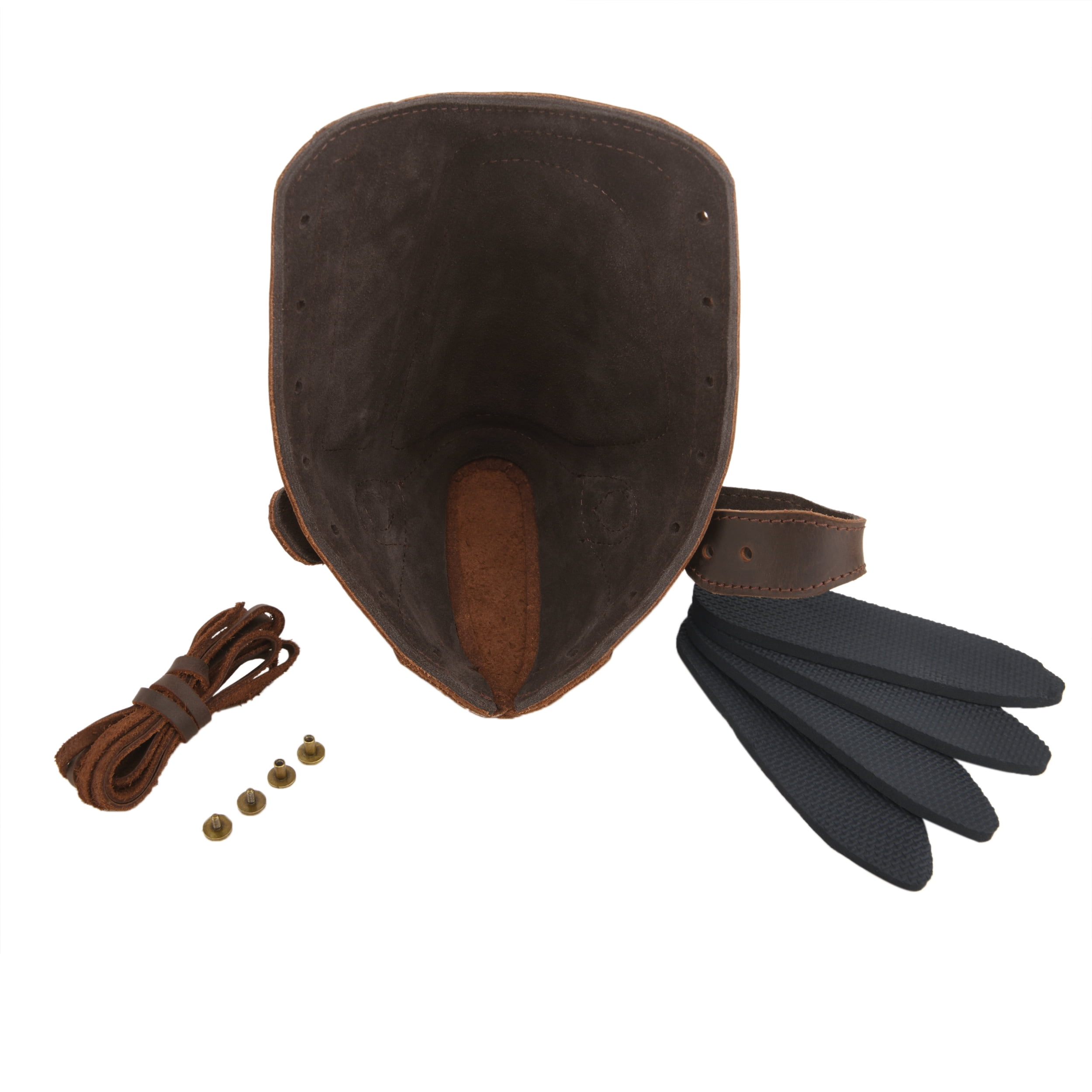 WAYNE'S DOG No-Drill Leather Rifle Buttstock Gun Cheek Rest for .308 .30-06 .45-70 .44MAG