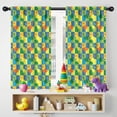 thumbnail image 5 of Blackout Kids Curtains,Colorful Cartoon Dinosaurs FlyingReptiles Pattern Childrens Insulated Curtains Set Of 2,Bedroom Essentials,Toddler Room Decor 42"x54", 5 of 5