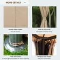 thumbnail image 6 of Outsunny 10' x 10' Patio Gazebo Outdoor Canopy Shelter with Double Vented Roof, Netting and Curtains for Garden, Lawn, Backyard and Deck, Khaki, 6 of 11
