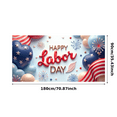thumbnail image 7 of Decorative Design Happy Labor Day Banner Festive Theme Colorful Display Patriotic Elements for Holiday Celebration Indoor Outdoor Display, 7 of 7