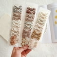 thumbnail image 4 of 5 Pair Children's Hair Clips with Butterfly Bows, Soft Hair Barrettes Easy to Wear Hair Decors for Daily and Party Use, 4 of 8