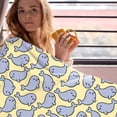 thumbnail image 5 of Yibo Just a Girl who Loves Pickles Blanket Flannel Soft and Comfortable Anti-static Bed Sofa Blanket, 5 of 7