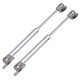 thumbnail image 1 of 2 puntales de gas, bisagra de maletero, bisagra de puerta, resorte de gas 120 N, barra de soporte para muebles, armario, bisagra de cierre suave, soporte de varilla hidráulica pesado (26,3 cm), 1 of 4