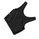 thumbnail image 4 of Qarigey Chaleco de verano para mujer, chalecos moldeadores de Color sólido, camiseta sin mangas para el pecho, camisetas sin mangas transpirables para Prendas para la parte del cuerpo Negro S Qarigey  FS11407-05, 4 of 6