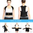 thumbnail image 4 of Wchiuoe Posture Corrector For Men And Women,Fully Adjustable Clavicle Support Brace For Neck, Back And Shoulder Pain Relief, 4 of 7