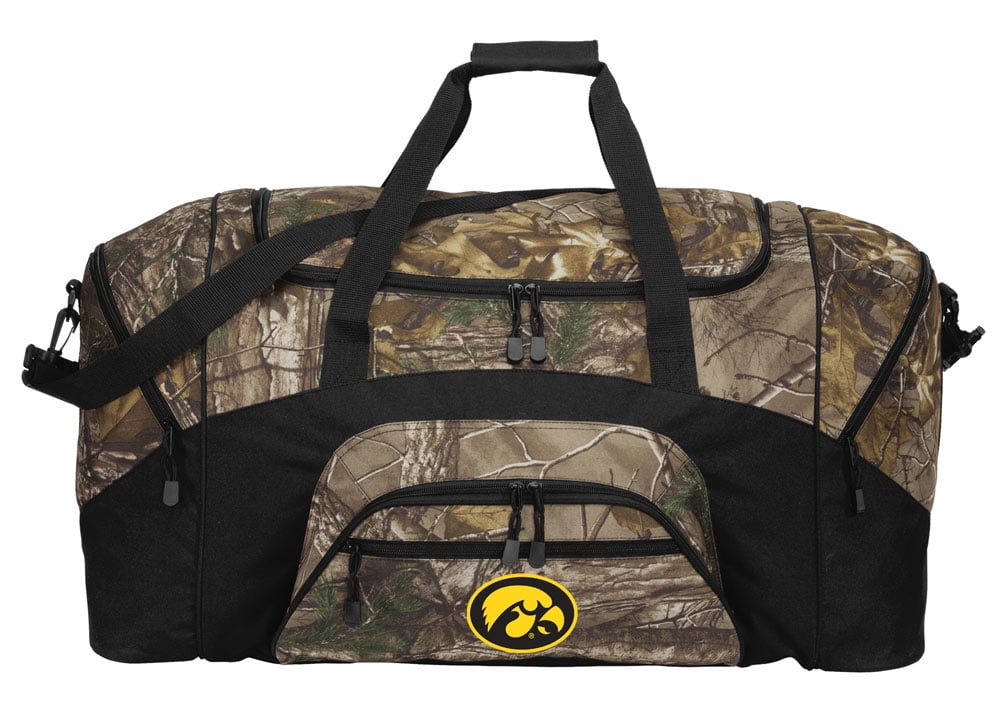 Broad Bay Large Realtree Camo University of Iowa Duffel Bag Or Camo