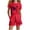 Red, variant on CHUMUD Girls 4th of July USA Shirt American Flag Patriotic Bow Print Sets T-Shirt & Elastic Waist Shorts Independence Day Outfit for Kids 3-14 Years