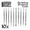 thumbnail image 3 of Green Stuff World 10x Outils de Sculpture Professionnels avec Étui Neuf, 3 of 3