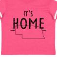 thumbnail image 4 of Inktastic It's Home- State of Nebraska Outline Distressed Text Boys or Girls Toddler T-Shirt, 4 of 5