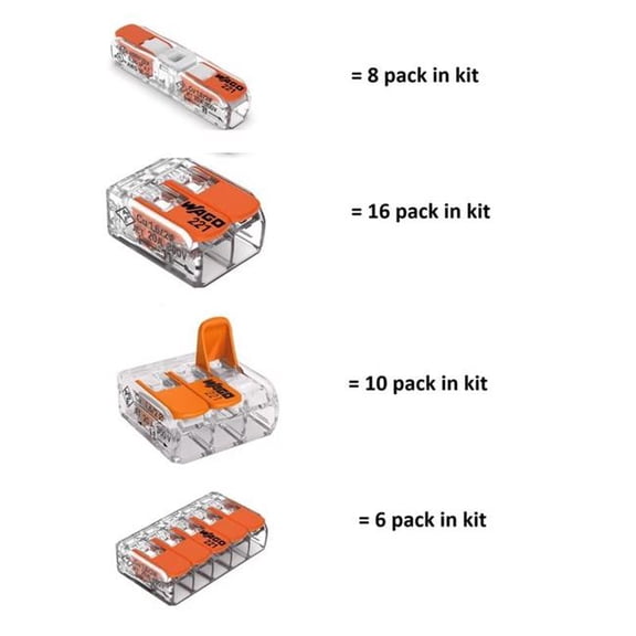 Wago 3022443 Clamp Wire Connector - 40 per Pack
