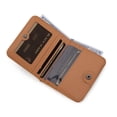 thumbnail image 6 of Wrangler Small Wallet Women Slim Thin Wallets Card Cases Money Organizer Minimalist Pocket Wallet with RFID Lining, Cow Brown, 6 of 7
