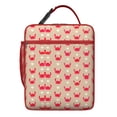thumbnail image 5 of Crab Print Insulated Lunch Box, Leakproof Reusable Cooler Tote for Beach & Office - Portable Ocean Design Lunch Bag for Seafood Enthusiasts, 5 of 6