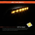 thumbnail image 5 of AKKON - Fits 2015-2018 Mercedes-Benz W205 C-Class Full LED [Halogen Type] Projector Black Headlights Pair Driver + Passenger, 5 of 7