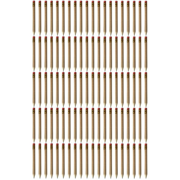 Vente de Liquidation 100 Pcs Crayons Aiguisés avec Gommes Stylo à Clic Portable Fournitures de Bureau Mignonnes Cadeaux pour Hommes & Femmes, Professionnel, Bureau Exécutif, Beaux Stylos