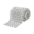 thumbnail image 3 of Abbracc Sew Stitch on Spikes 12 Rows Punk Rivets Studs Rivets for Party Wedding Arts Silver, 3 of 9
