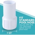 thumbnail image 4 of Miangastore 4Pcs Pipe Joint Swimming Pool Draining Hose Joint Pool Threaded Hose End Pool Supply, 4 of 8