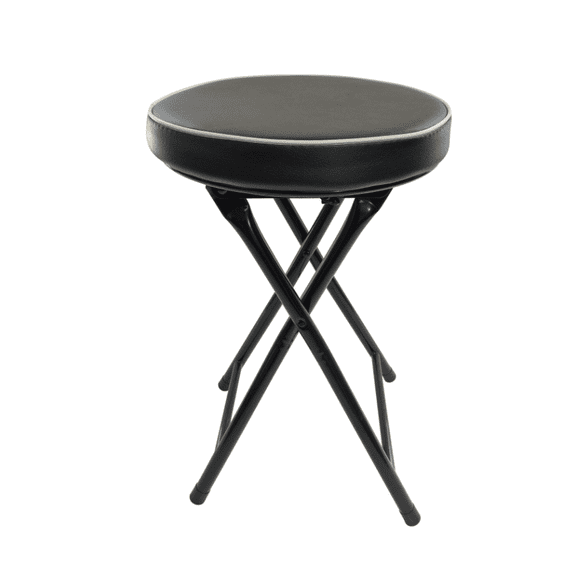 Extra Thick Padded Seat Stool – Comfortable Cushioned Seating, Durable Metal Frame, Modern Black Finish, Ideal for Kitchen, Counter, Bar, Workspace