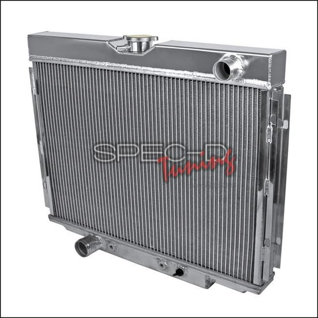 24 in. Left Side 67-70 Ford Mustang Aluminum 3-Row Cooling Radiator