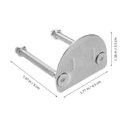 Hemoton 4pcs Roller Skate Plate Accessories Universal Double Row Skate Base For Men Women Roller Skating And Drift Skates Repair