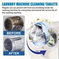 thumbnail image 4 of YFGEFTR Foaming Washing Machine Cleaner Tablets, Effervescent Washer Cleaner Tablets, Stain and Dirt Remover for Front Loading Top Loading Machines, 4 of 6