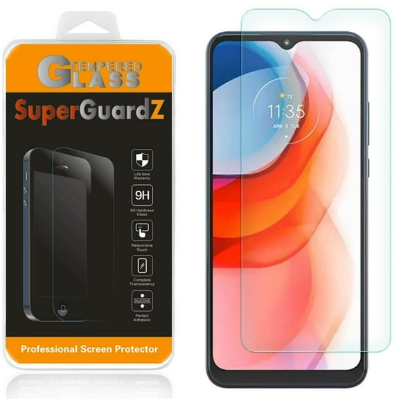 [2-Pack] For Motorola Moto G Play (2021) - SuperGuardZ Tempered Glass Screen Protector, Anti-Scratch, 9H Hardness, Anti-Bubble, Anti-Shock