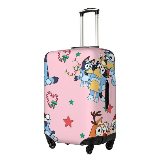 Silaia Bluey Print Luggage Cover Protector,(No Luggage, Cover only) Fashion Suitcase Cover,Baggage Covers Fit 18-32 Inch Luggage-Small