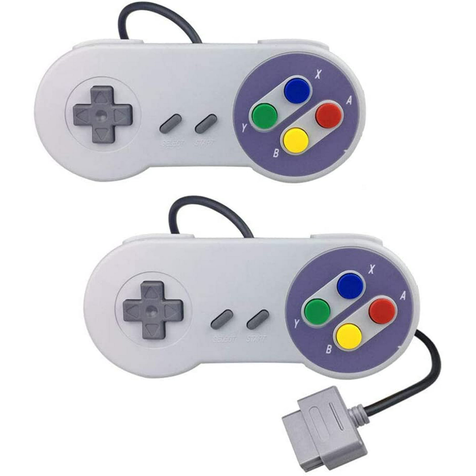 2-Pack Replacement SNES Controller Super Controllers, Game