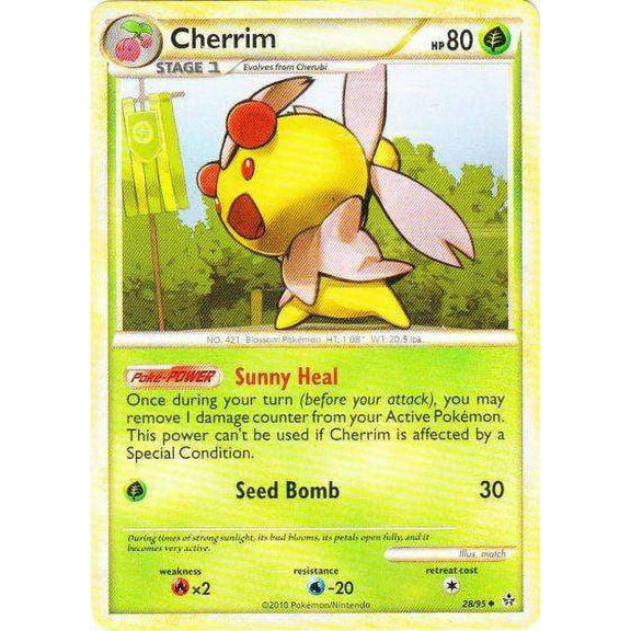 Pokemon Unleashed Uncommon Cherrim #28