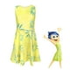 thumbnail image 2 of Vestido de alegría de Inside Out 2 para niñas, disfraz de cosplay de dibujos animados de Disgusto, ropa de carnaval de Halloween, trajes de cumpleaños de princesa para niños, 2 of 6