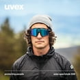 thumbnail image 6 of UVEX Sportstyle 228 - Unisex Adults Sports Eyewear Black Sand Matte/Silver - Anti-Fog & 100% UV Protection, 6 of 9