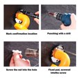 thumbnail image 3 of 15 Inch Bathroom Grab Bar with Luminous Circle Toilet Shower Bathtub Handicap Support Balance Grab, 3 of 8