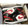 thumbnail image 1 of Jo r-dan 1 mid black / fire red-white, 1 of 6