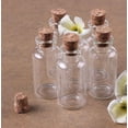 thumbnail image 2 of MasteelfCA 50pcs Mini Glass Bottles Jars with Cork Wish Note Craft Bottle (Clear), 2 of 8