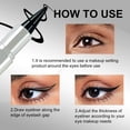 thumbnail image 3 of Fiudx Delineador de Ojos Resistente Al Agua, Lápiz Mate de Secado Rápido, Gel de Color Sólido y Vibrante, Diseño Compacto de Una Sola Punta, Estilos Versátiles de Maquillaje de Ojos, Uso Diario, Larg, 3 of 6
