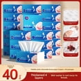 thumbnail image 1 of 40 paquetes de papel, toda la caja de servilletas de papel de toalla de papel gruesas y asequibles para el hogar, fuerte capacidad de limpieza, 1 of 5