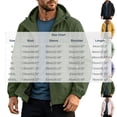 thumbnail image 3 of FEIIBMOYRIA Men's Outdoor Jackets Men Full Zipped Hooded Water Repellent Windbreaker Jackets Casual Solid Color Basic Comfy Coats for Daily Commute Outdoor Sports Wear, 3 of 9