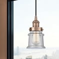 thumbnail image 2 of 616-1PH-AC-G184S Innovations Lighting Canton - 1 Light Mini Pendant In Industrial Style-9.25 Inches Tall and 5.25 Inches Wide-Antique Copper, 2 of 2