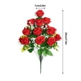 thumbnail image 3 of Summer Savings Simulation Of 18 Roses Exquisite European-style Artificial Flowers Shooting Props Decorative Artificial Flowers Flower Arrangements 2025 New, 3 of 4