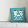thumbnail image 2 of Creative Products Seas and Greetings Seahorses 16x16 Spun Poly Pillow, 2 of 2
