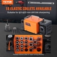 thumbnail image 2 of VEVOR Drill Bits Sharpener, 3-20mm End Mill Grinder Sharpener, Lip Relief Angle & 95°-135° Point Angle Adjustable Drill Bit Re-Sharpener, Portable Sharpening Machine with 18 Collets, CBN & SDC Wheel, 2 of 9