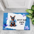 thumbnail image 4 of Happy Father's Day Best Miniature Pinscher Cool Dad Ever Doormat Mini Pin Dog Lover Indoor Outdoor Welcome Mat - 12007, 4 of 5
