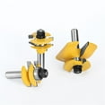 thumbnail image 6 of 3PCS 12MM 1/2" Rail & Stile Backcutter Router Bit Panel Raiser Milling Cutter For Wood Set Woodworking Tenon Bits ,High Efficiency, 6 of 7