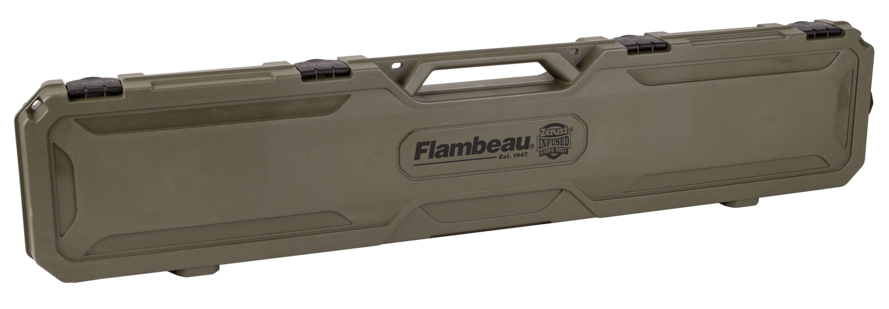 Flambeau Outdoors, 50.5 inches Long Zerust Infused Gun Case, Green, Plastic, 6464FZ