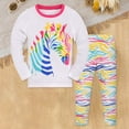 thumbnail image 2 of Caqnni Baby Boy Clothes Toddler Autumn Winter Outfit Long Sleeve T-Shirt Tee Tops Joggers Casual Pants 2Pcs Clothing Set Children's Gift Cartoon Print 2PCS Set，2-3 Years, 2 of 4